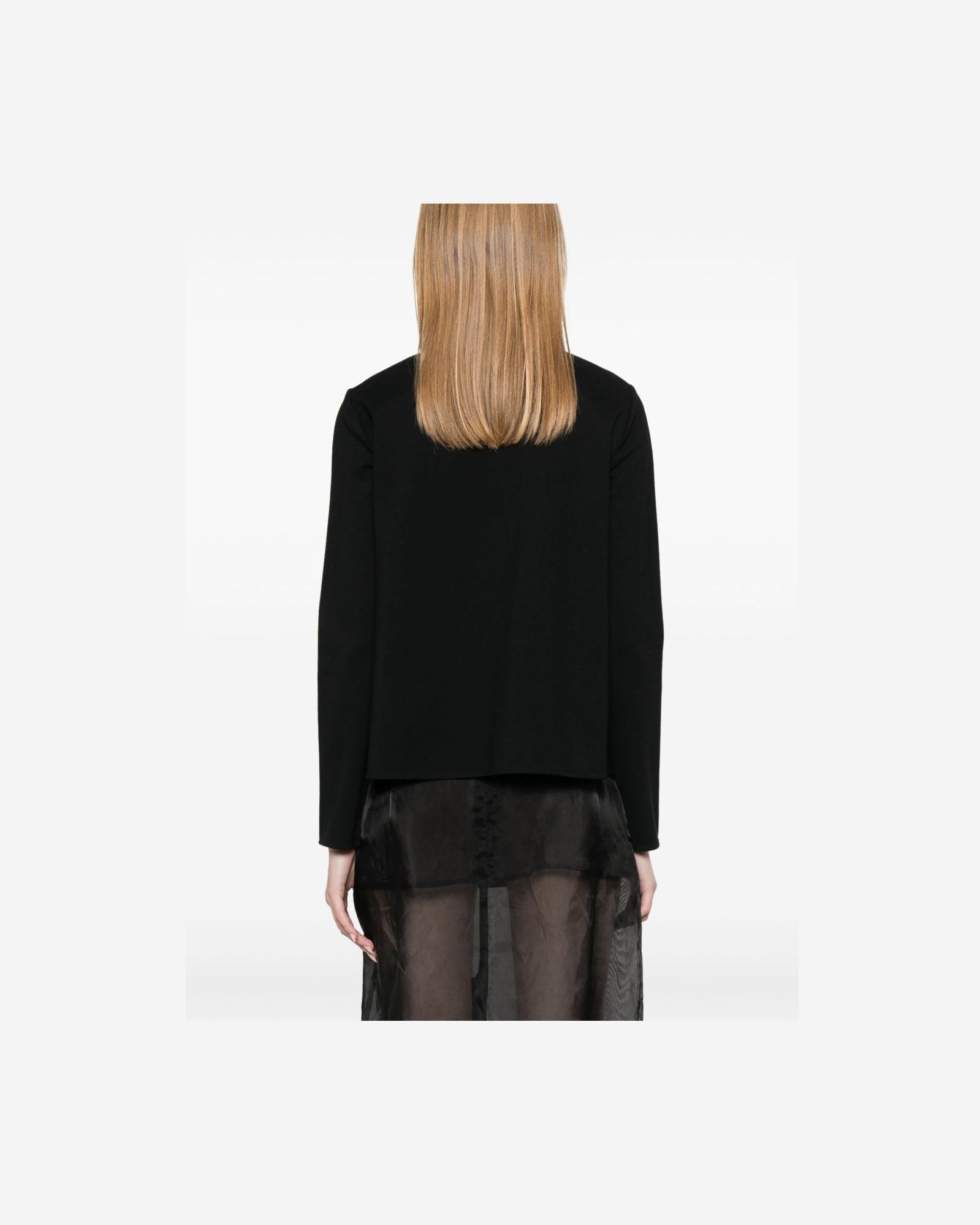 Emporio Armani Crystal Embellished Sweat-shirt Glam Steals