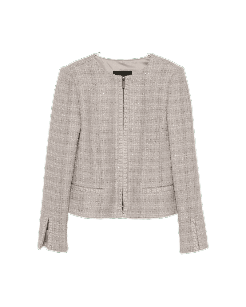 Emporio Armani Dove Grey Jacket Glam Steals