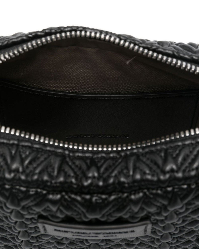 Emporio Armani Embossed Camera Case with Chain Shoulder Strap Glam Steals