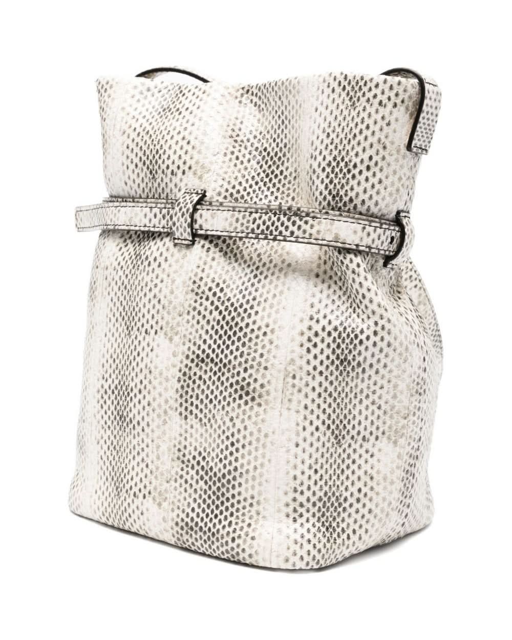Emporio Armani Exclusive Leather Bucket Bag Shoulder
