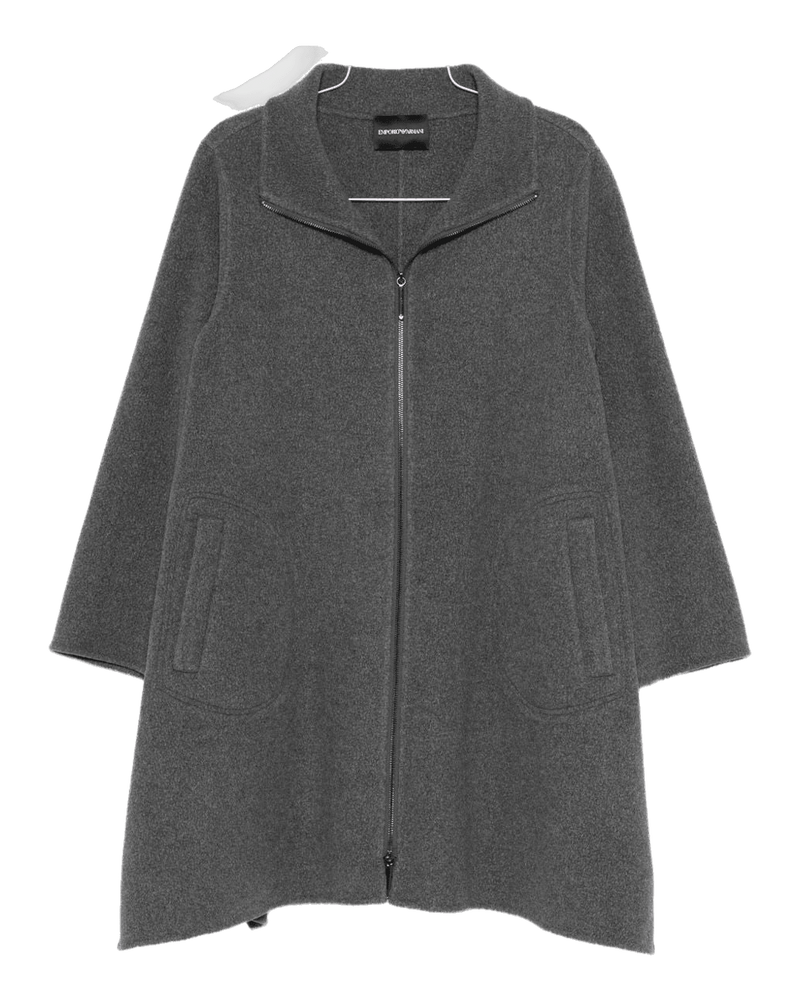 Emporio Armani Grey Capsule Coat Glam Steals