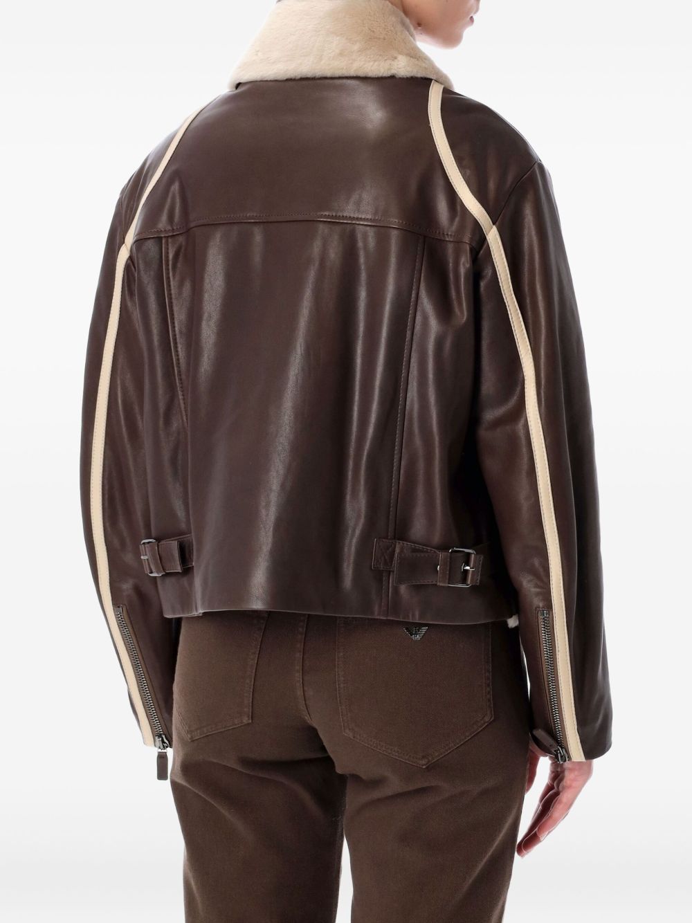 Emporio Armani Jackets Brown Glam Steals