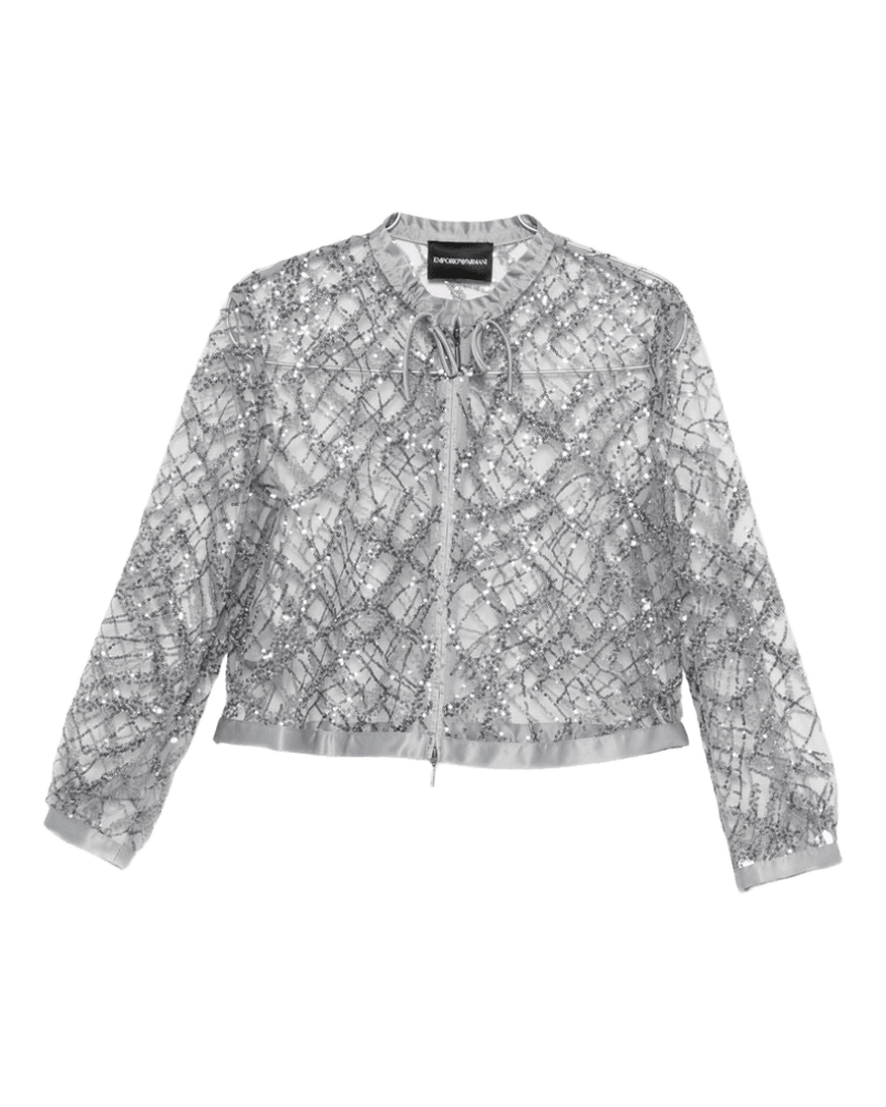 Emporio Armani Jackets Silver Glam Steals