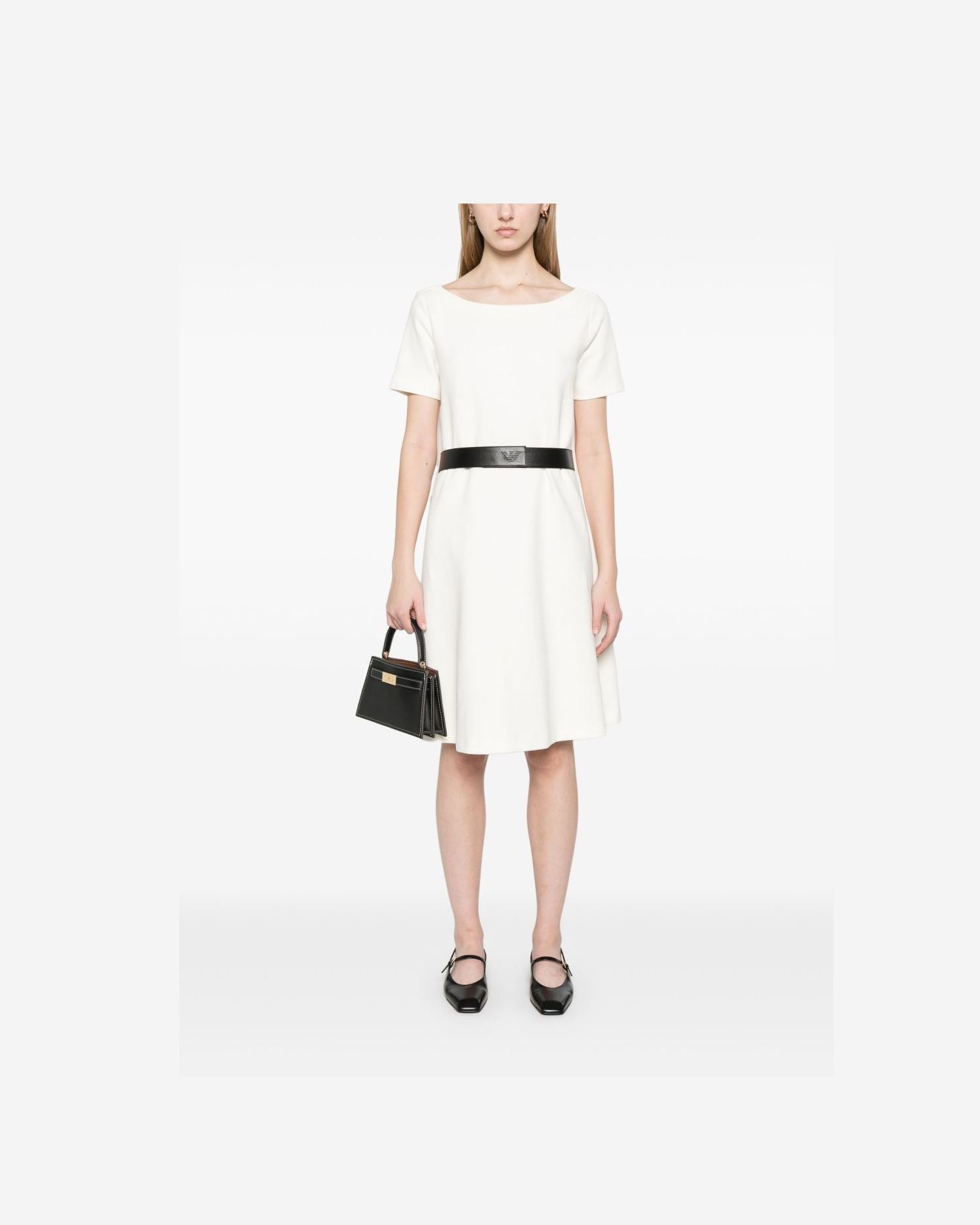 Emporio Armani Jersey Ottoman Belted Dress Glam Steals
