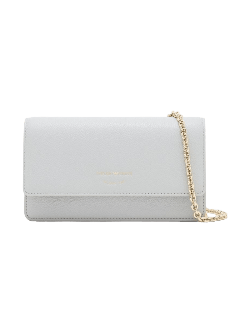 Emporio Armani Leather Chain Strap Clutch Bag Glam Steals