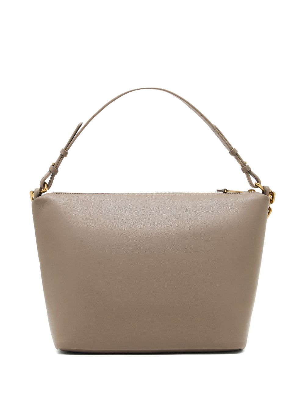 Emporio Armani Leather Medium Hobo Bag with Chain Glam Steals