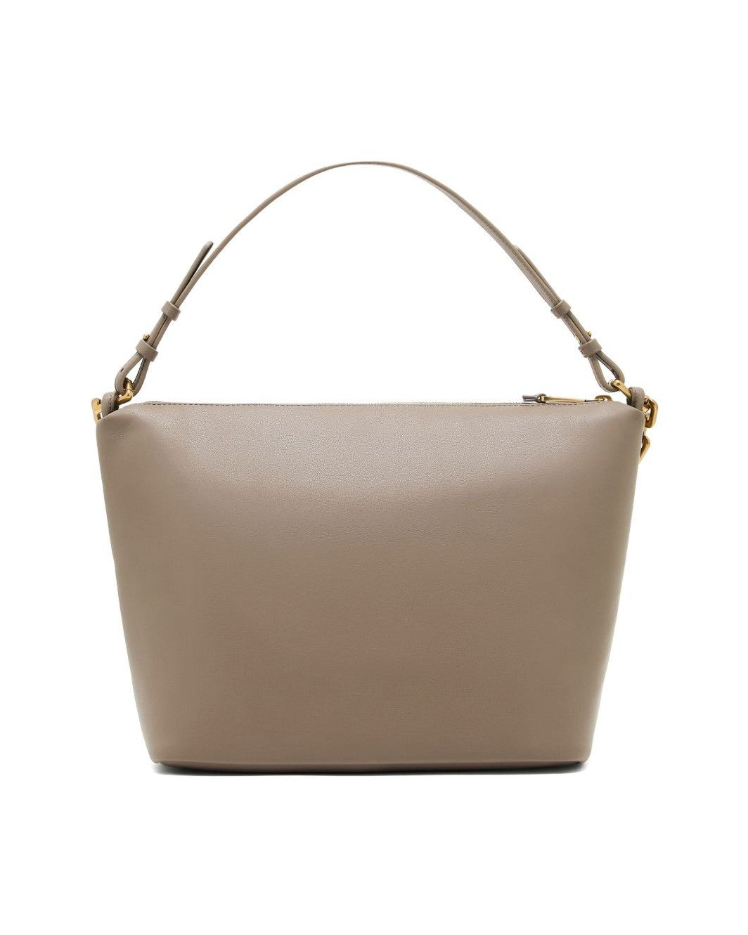 Emporio Armani Leather Medium Hobo Bag with Chain Glam Steals