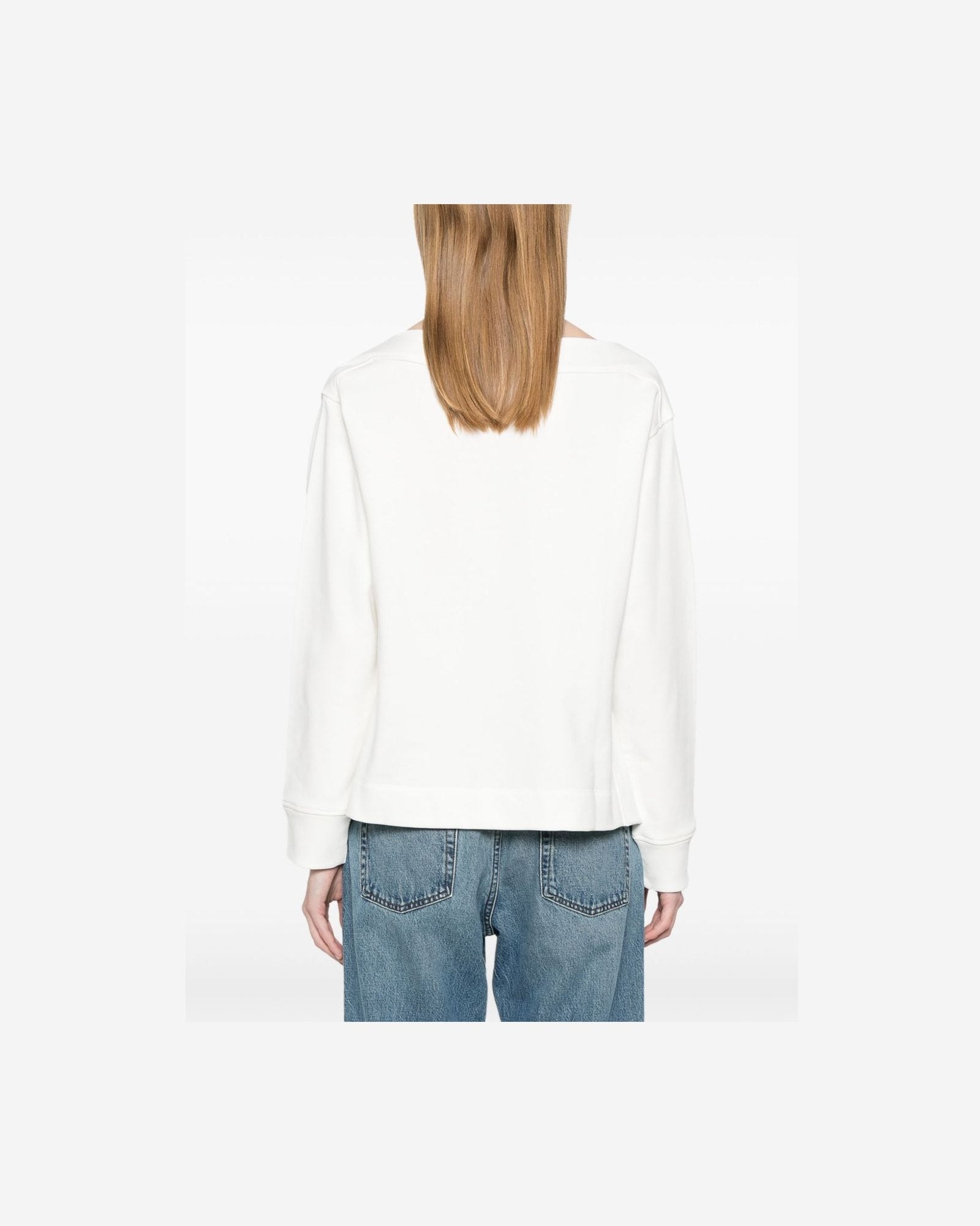 Emporio Armani Logo Embroidered Sweat-shirt Glam Steals