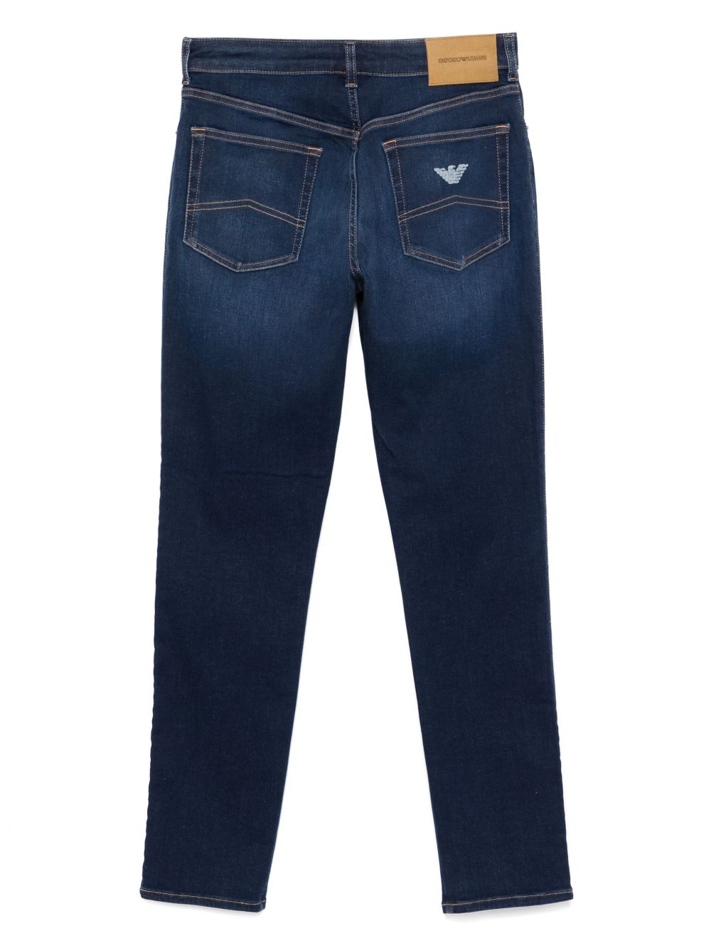 Emporio Armani Logo Patch Jeans Glam Steals