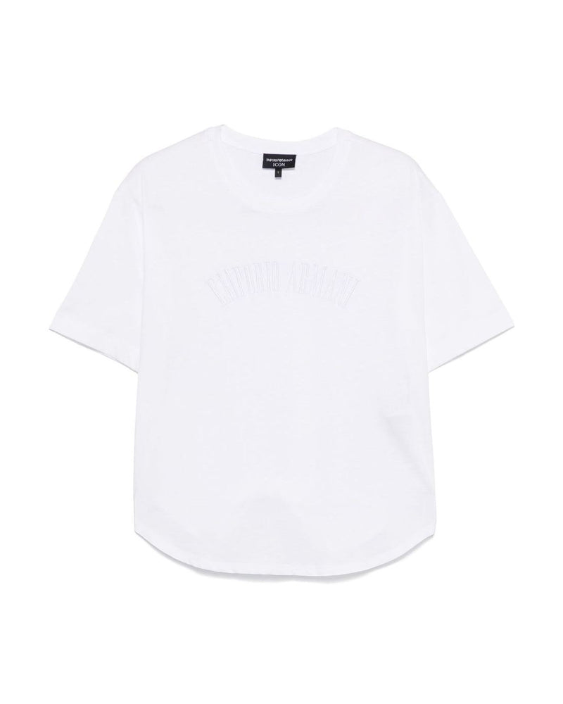 Emporio Armani Logo Print T-shirt Glam Steals