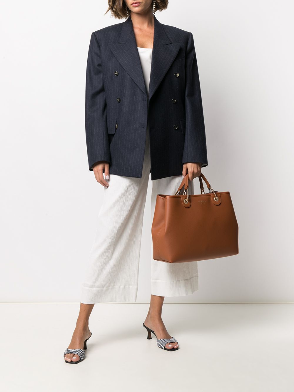 Emporio Armani Logo Strap Tote Bag Glam Steals