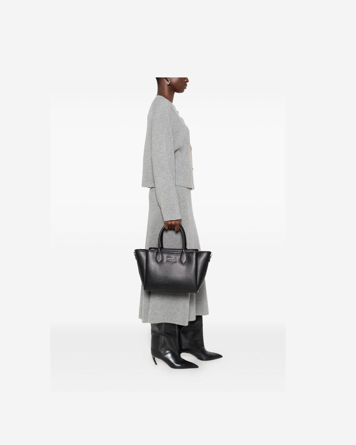 Emporio Armani Medium Finish Palmellato Shopper Glam Steals