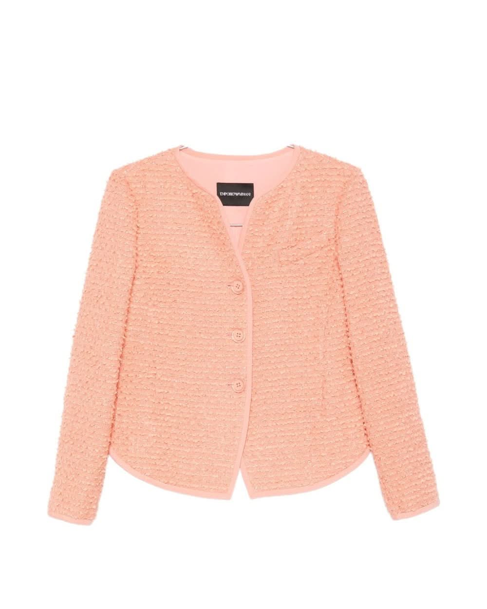 Emporio Armani Pink Jacket Glam Steals