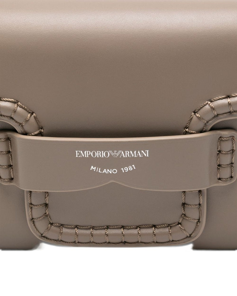Emporio Armani Shoulder Bag Buckle Glam Steals