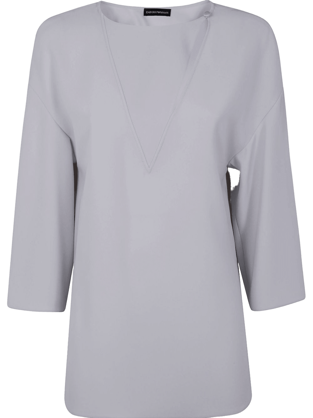 Emporio Armani Side Slit Blouse Glam Steals