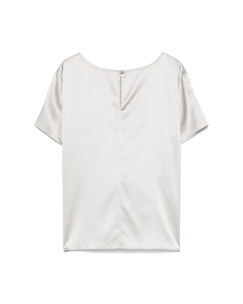 Emporio Armani Silk Crewneck Top Glam Steals