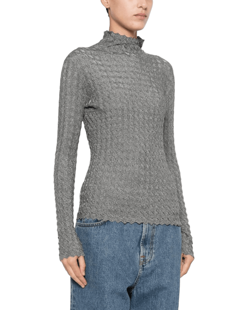 Emporio Armani Silver Sweater Glam Steals