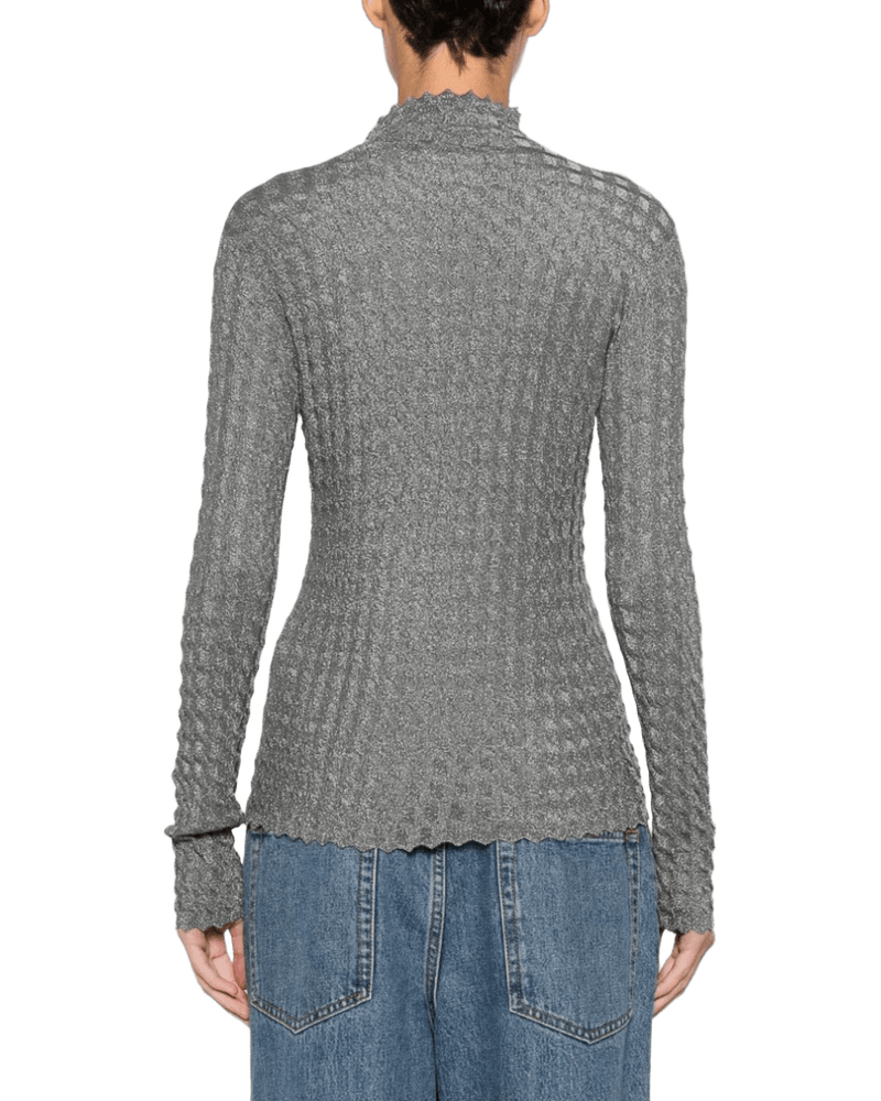 Emporio Armani Silver Sweater Glam Steals
