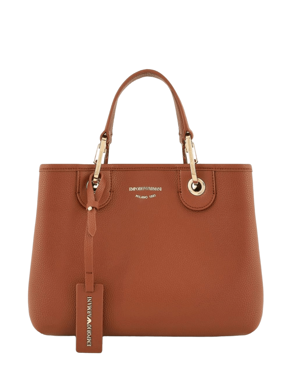 Emporio Armani Small Myea Shopper Bag with Deer Print Glam Steals
