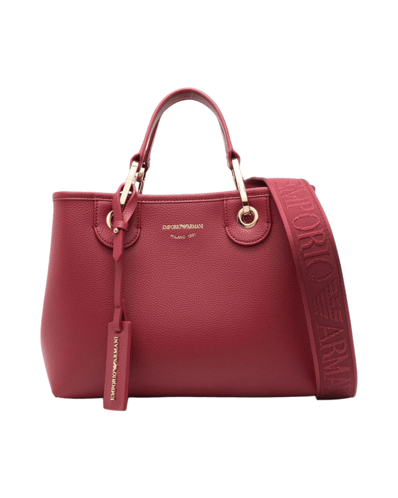 Emporio Armani Small Myea Shopper Bag with Deer Print Glam Steals