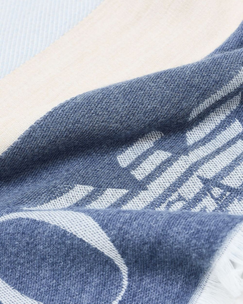 Emporio Armani Stole with Multicoloured Vertical Bands Glam Steals