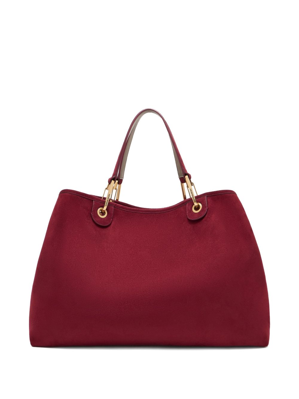 Emporio Armani Suede Large Myea Shopper in Imitation Glam Steals