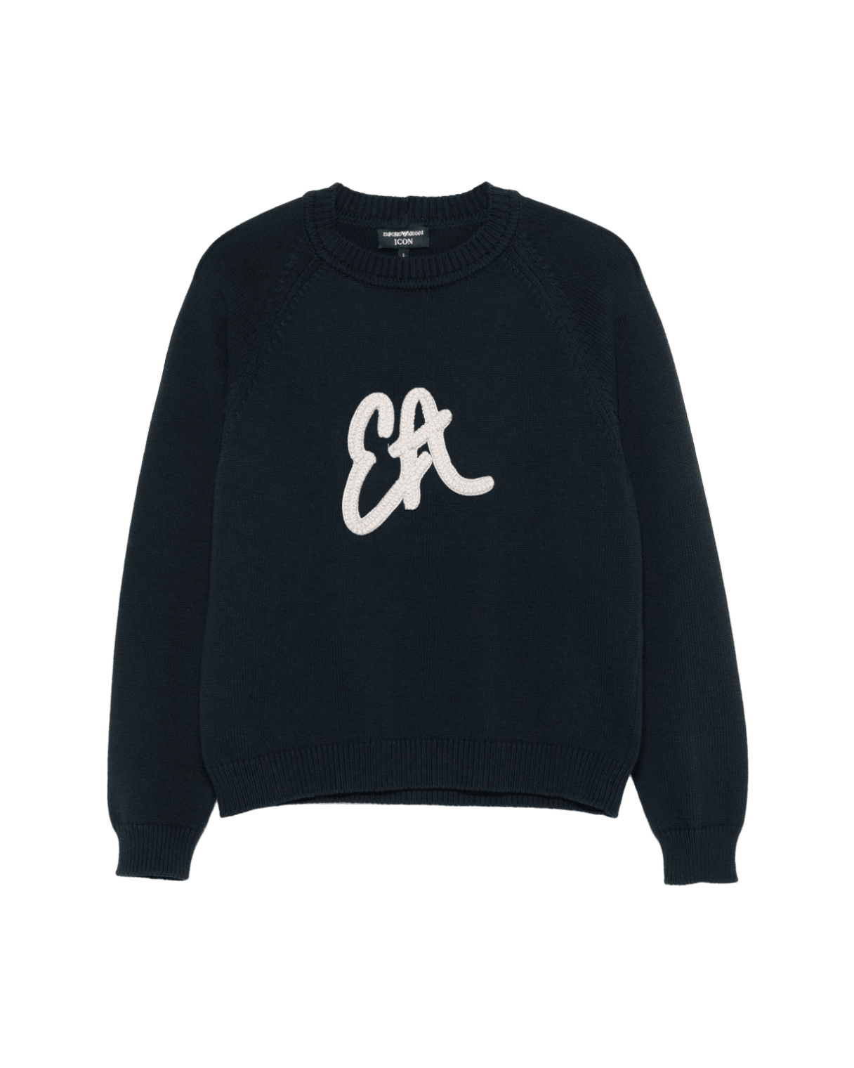 Emporio Armani Sweater with Maxi Ea Icon Logo Glam Steals