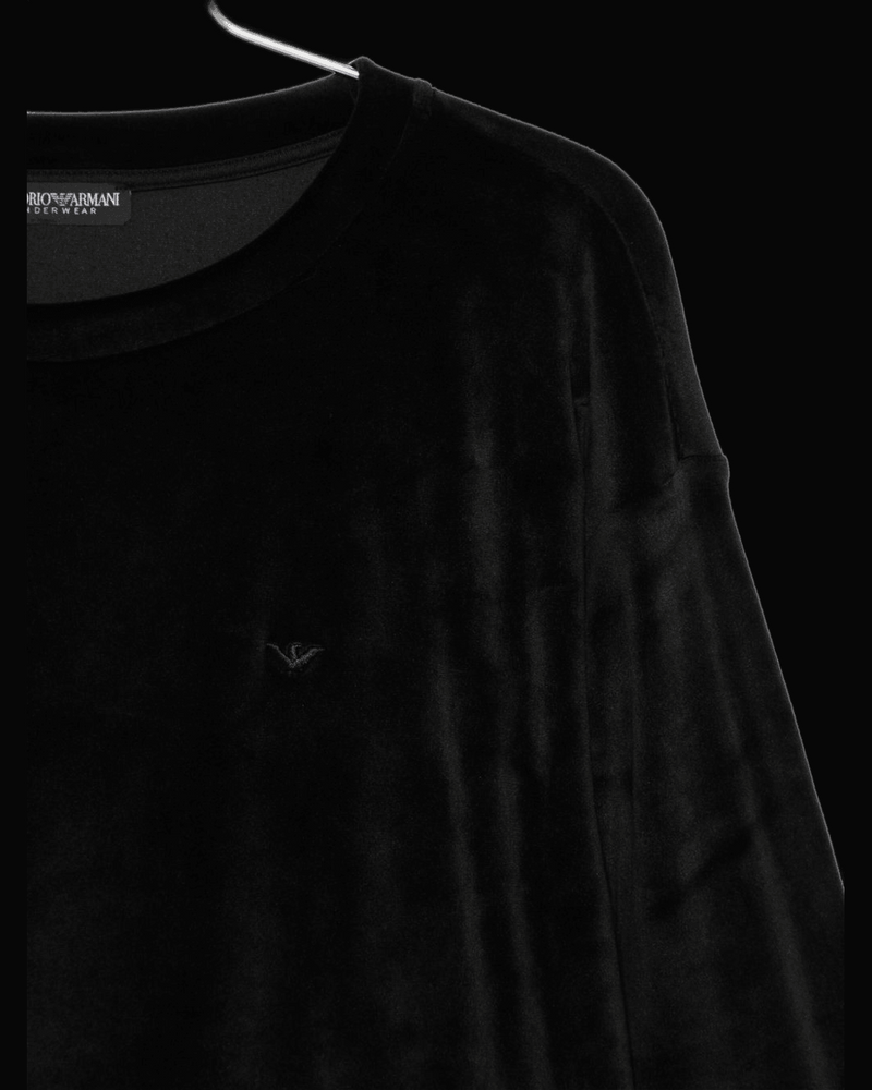 Emporio Armani Black Sweaters Glam Steals