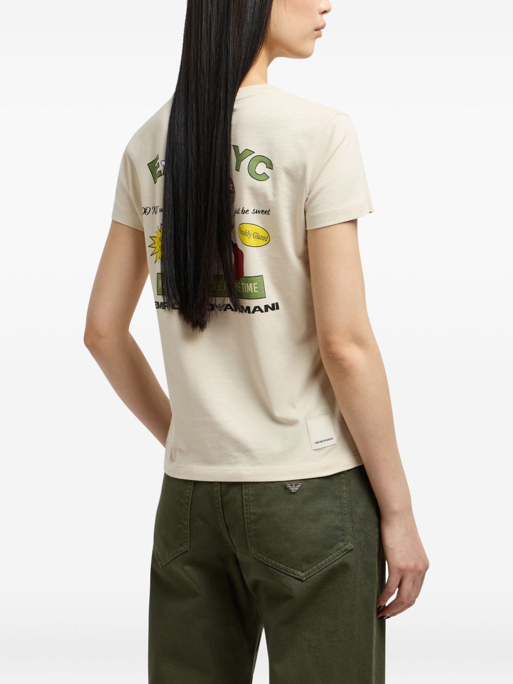 Emporio Armani T-shirts and Polos Beige Glam Steals
