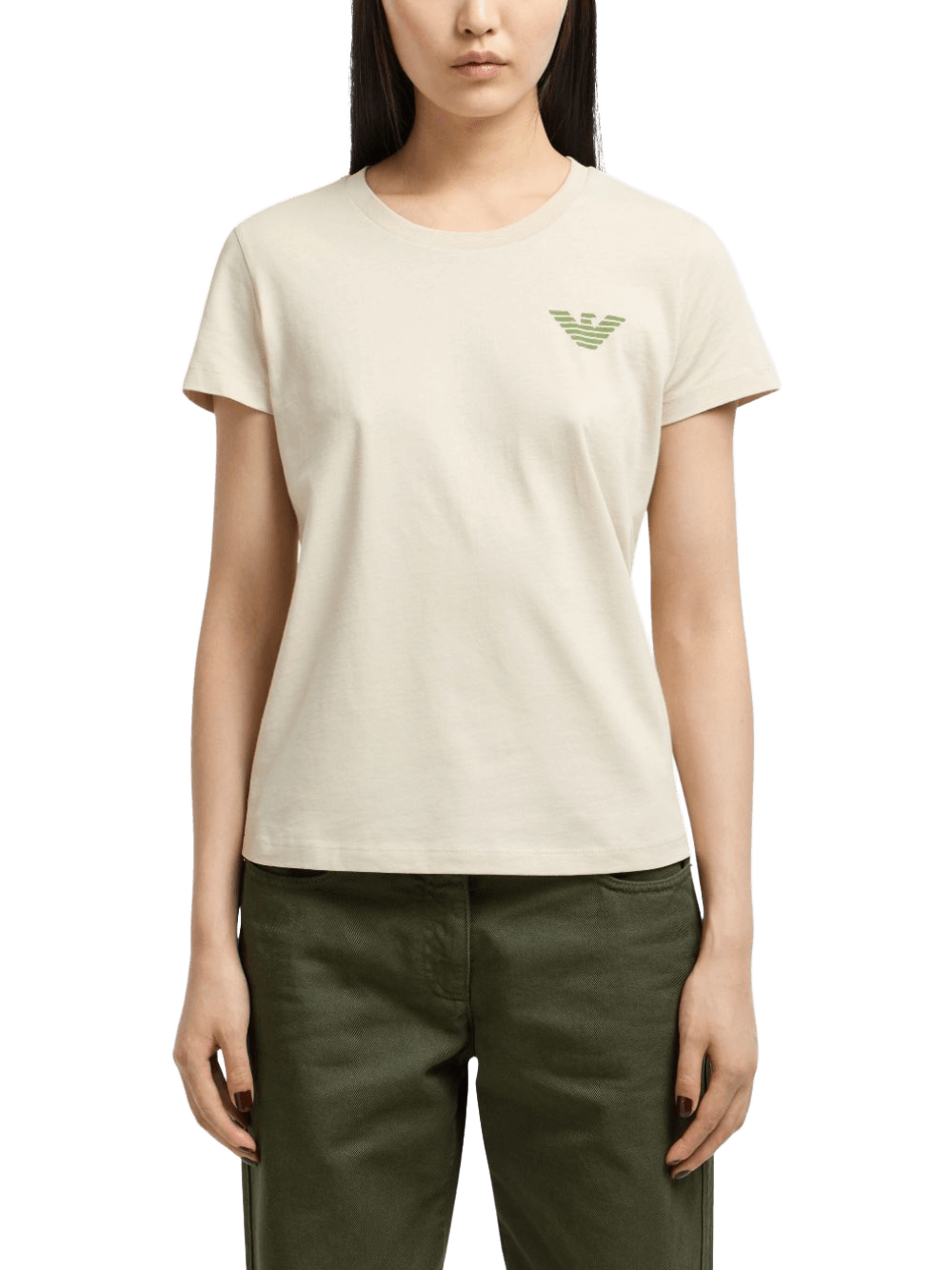 Emporio Armani T-shirts and Polos Beige Glam Steals