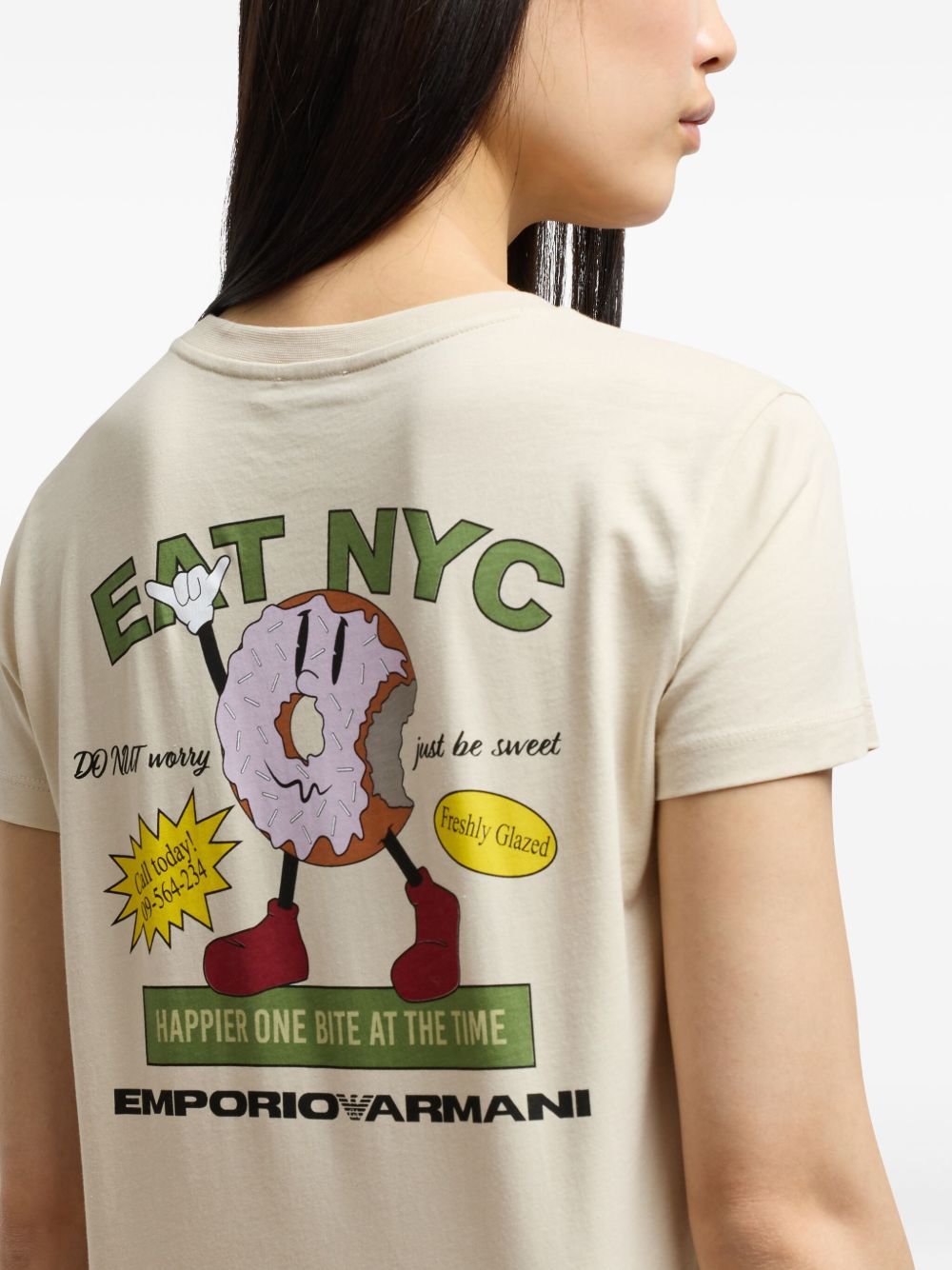 Emporio Armani T-shirts and Polos Beige Glam Steals