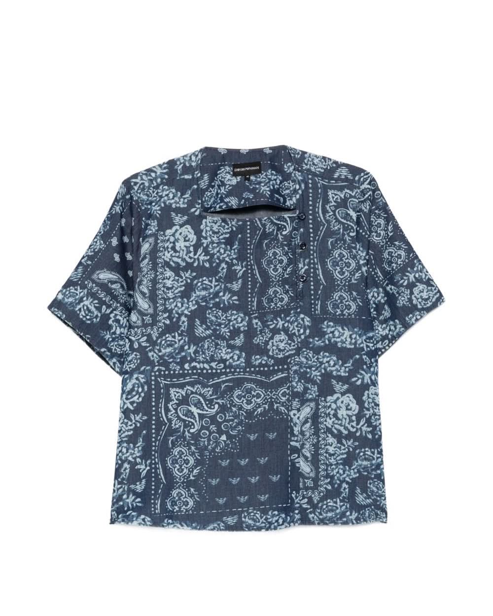 Emporio Armani Printed Top Glam Steals