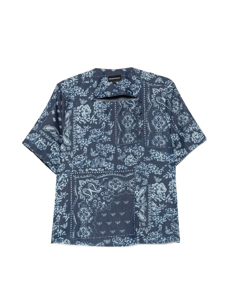 Emporio Armani Printed Top Glam Steals