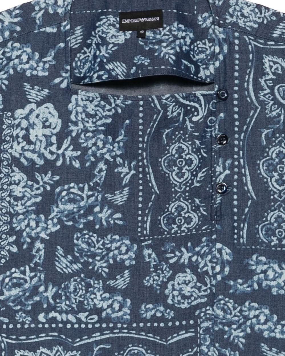 Emporio Armani Printed Top Glam Steals