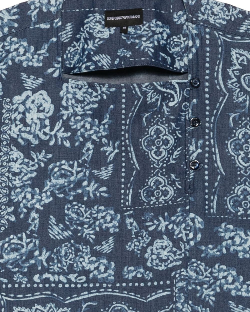 Emporio Armani Printed Top Glam Steals