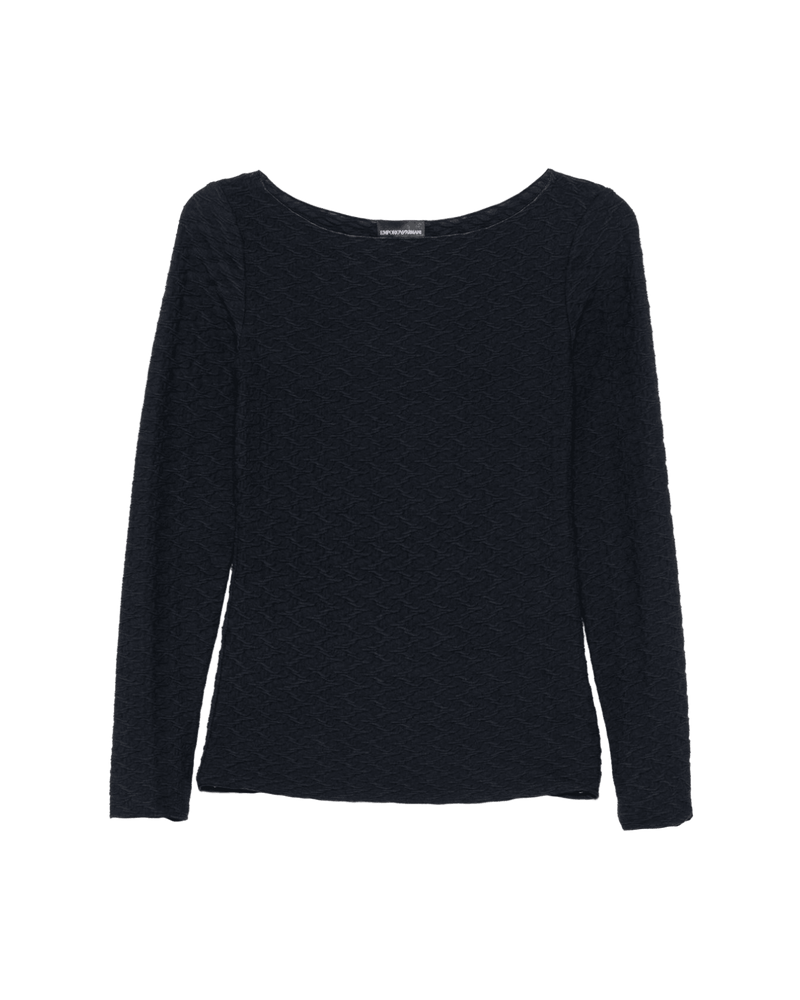 Emporio Armani Textured Top Glam Steals