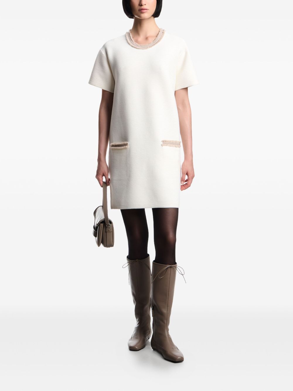 Emporio Armani White Dress Glam Steals
