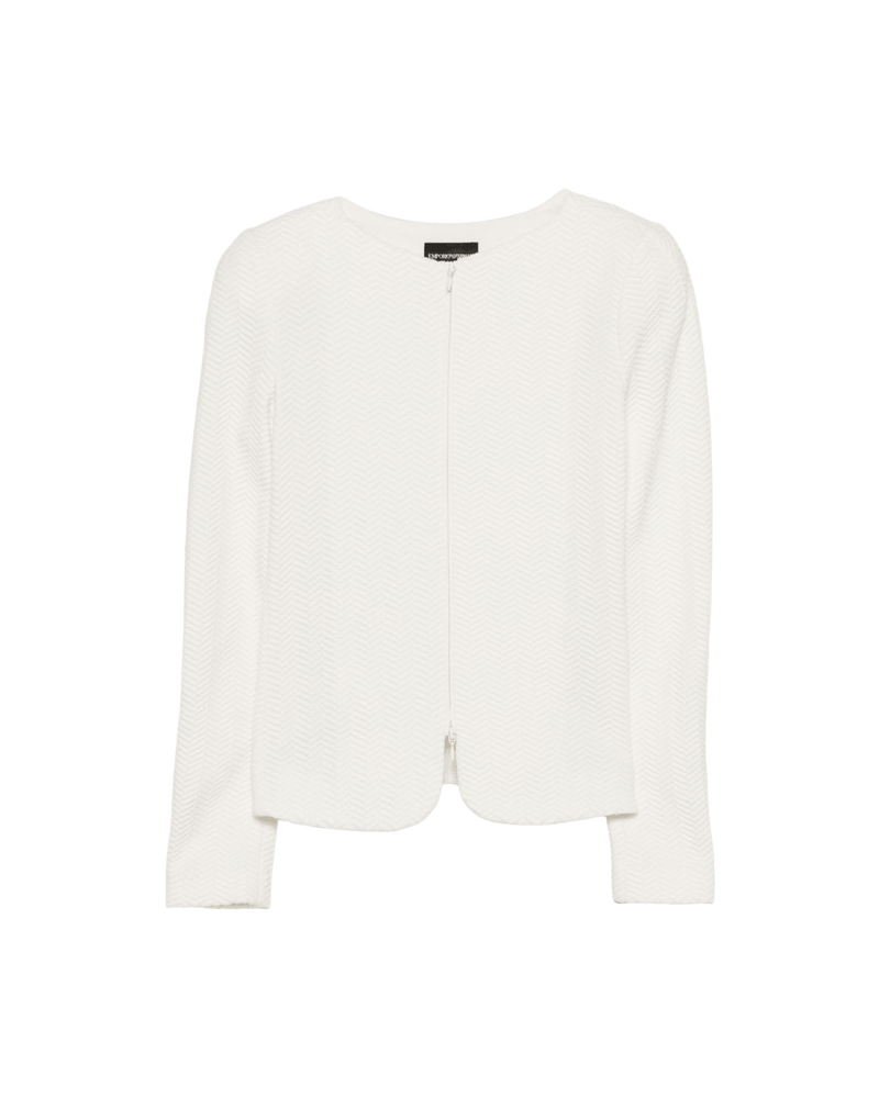 Emporio Armani White Jacket Glam Steals