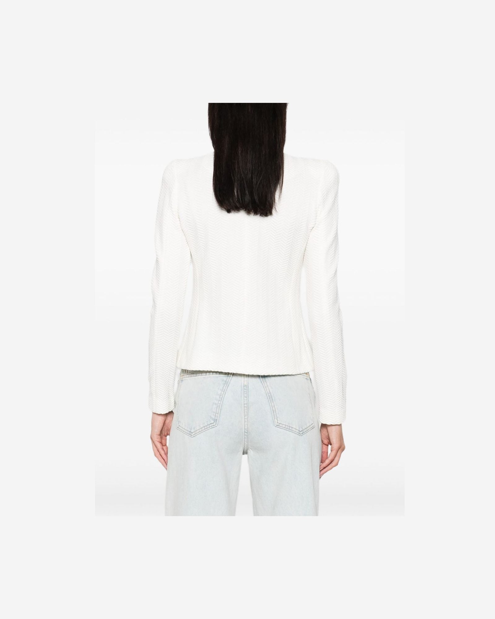 Emporio Armani White Jacket Glam Steals