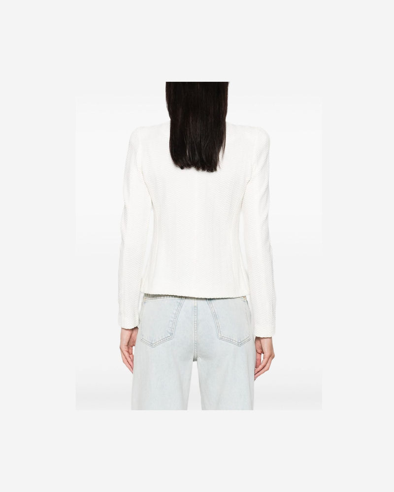 Emporio Armani White Jacket Glam Steals