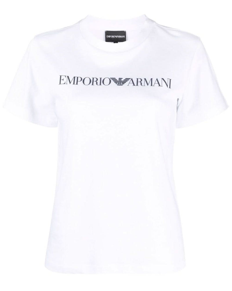 Emporio Armani White T-shirt Polo Glam Steals