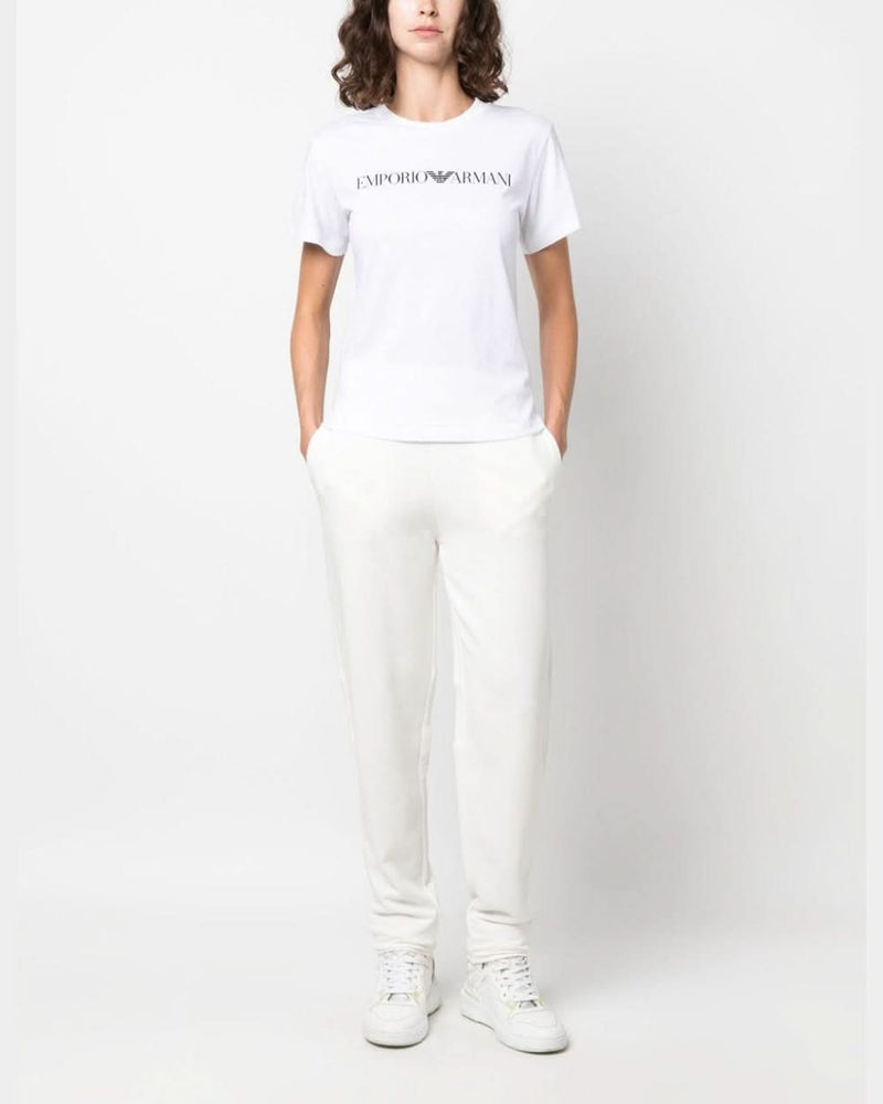 Emporio Armani White T-shirt Polo Glam Steals
