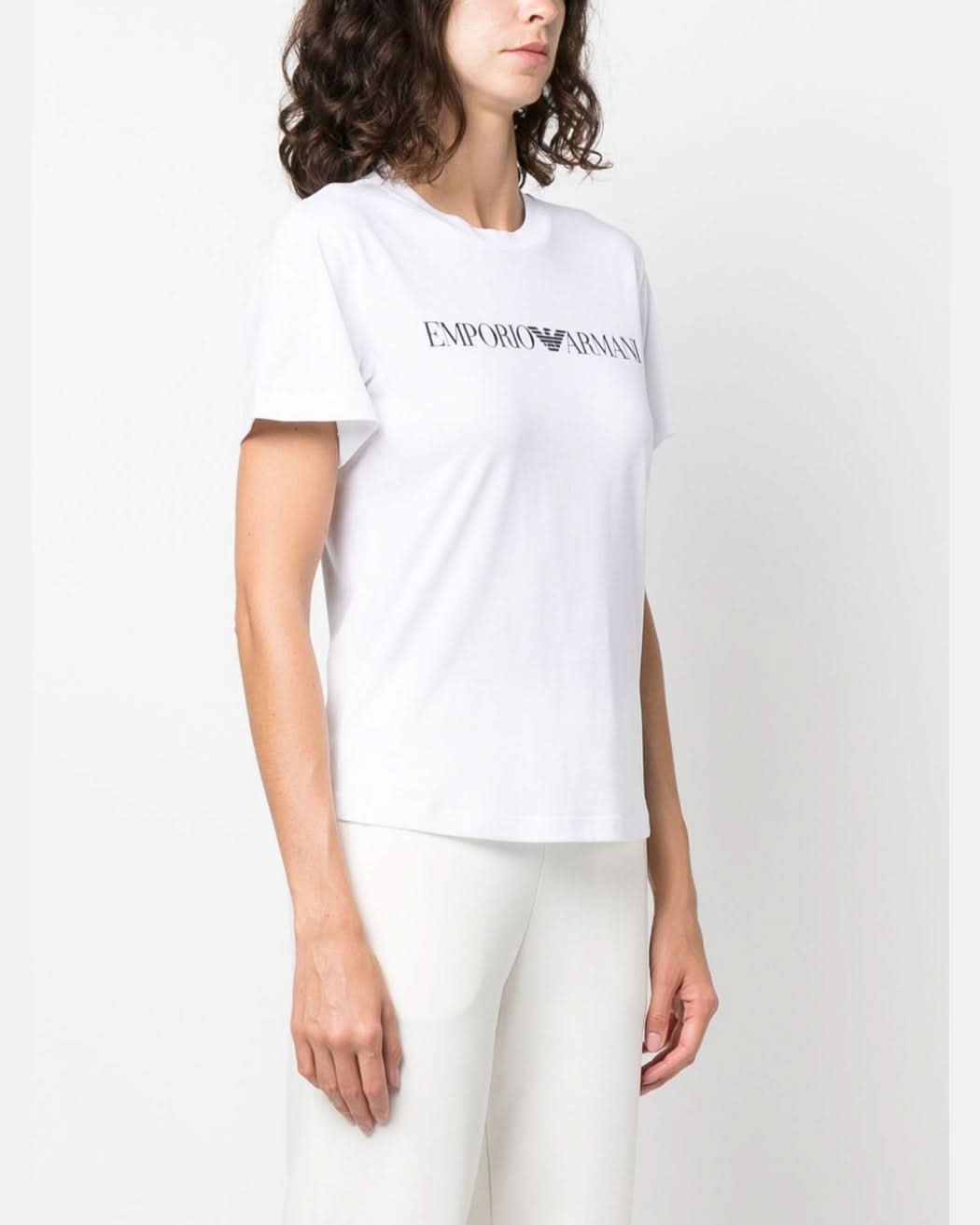 Emporio Armani White T-shirt Polo Topwear