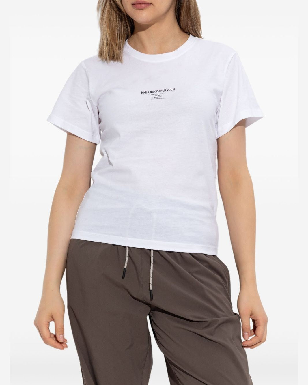 Emporio Armani White T-shirt and Polo Glam Steals
