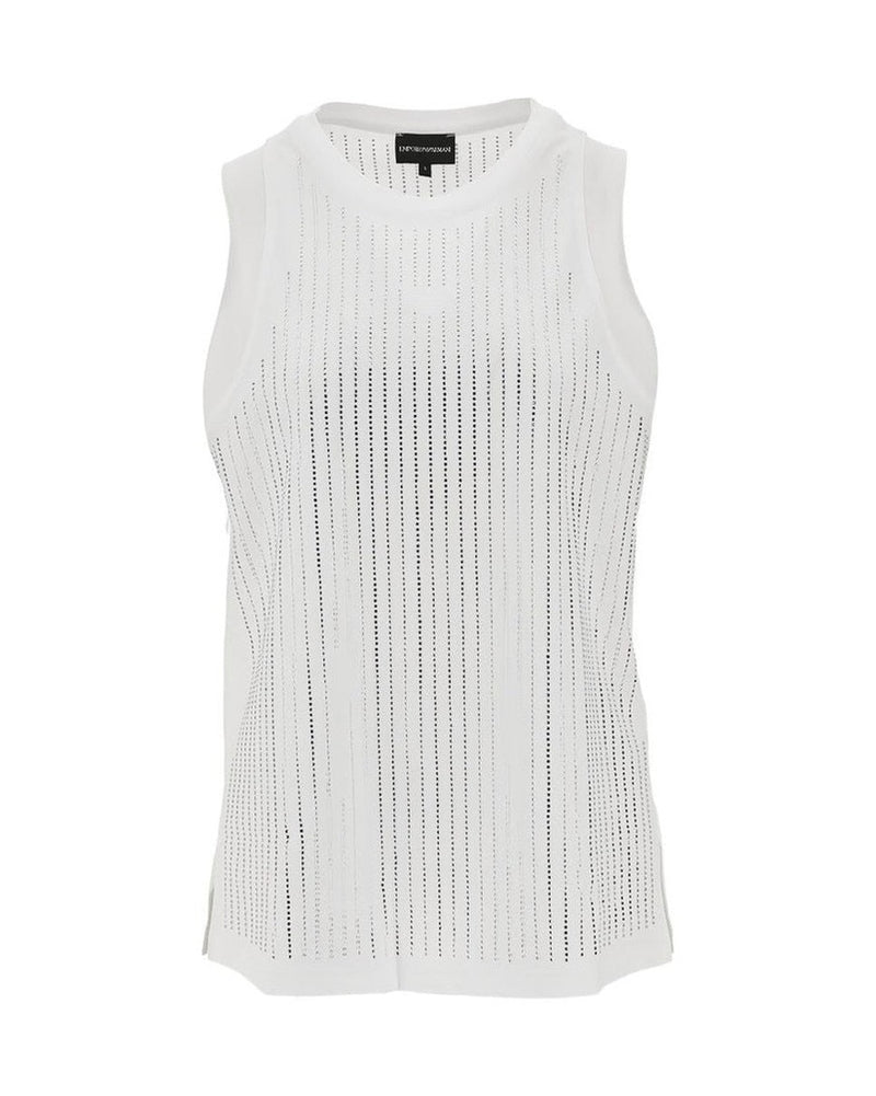 Emporio Armani White Top Topwear