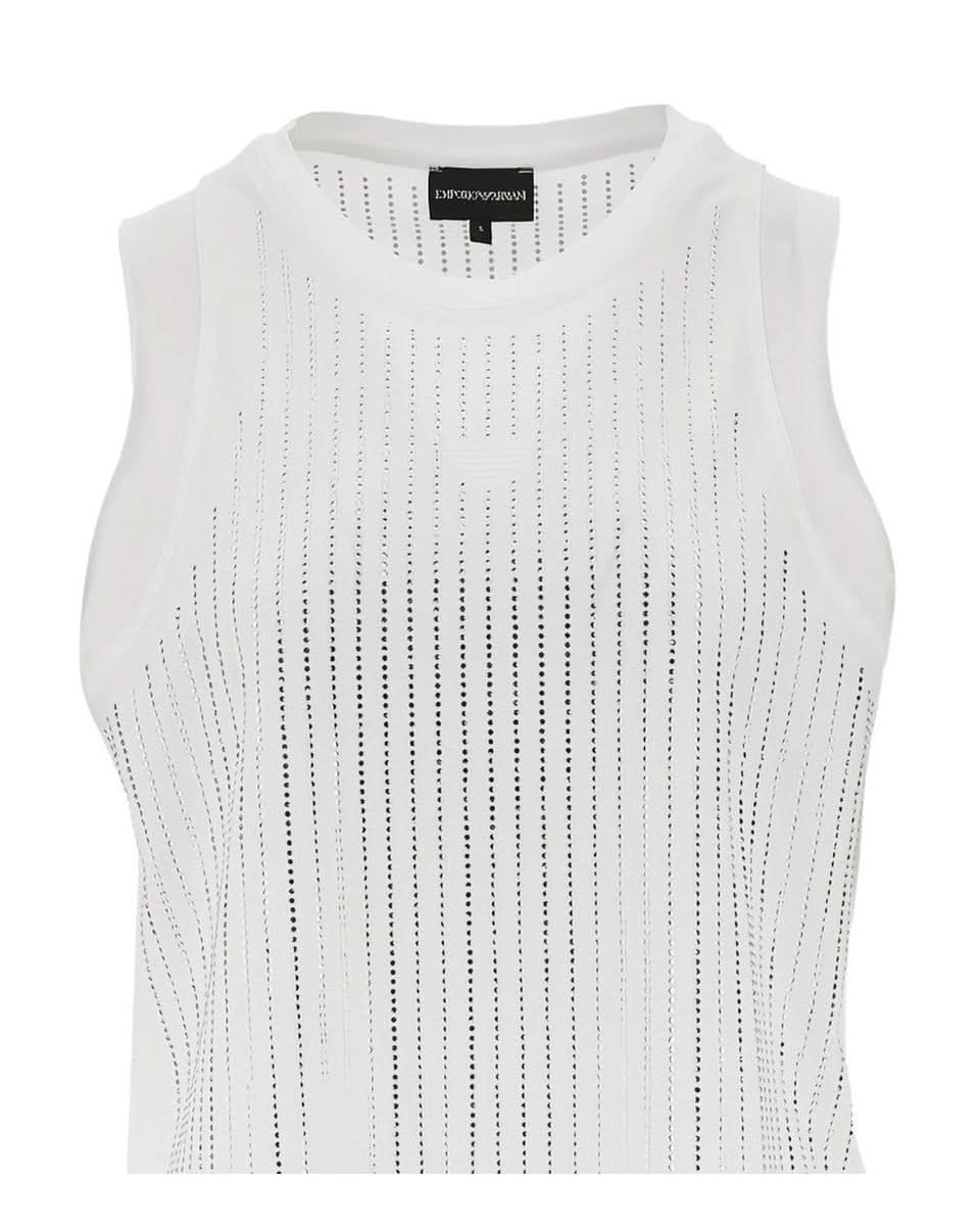 Emporio Armani White Top Topwear