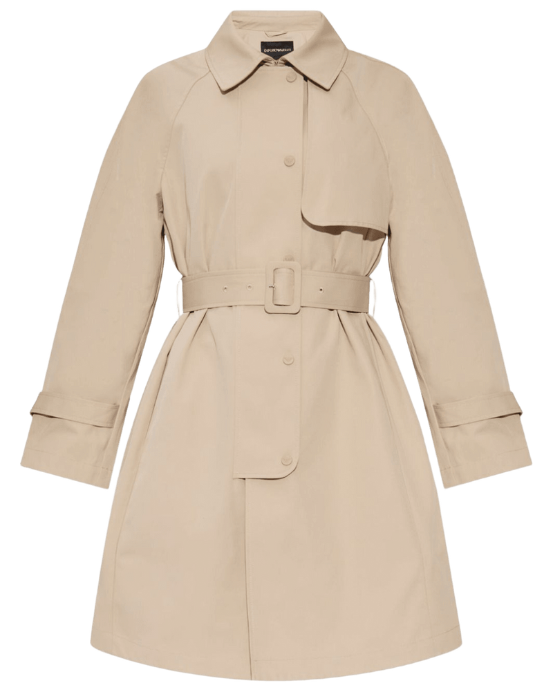 Emporio Armani waterproof trench coat Glam Steals