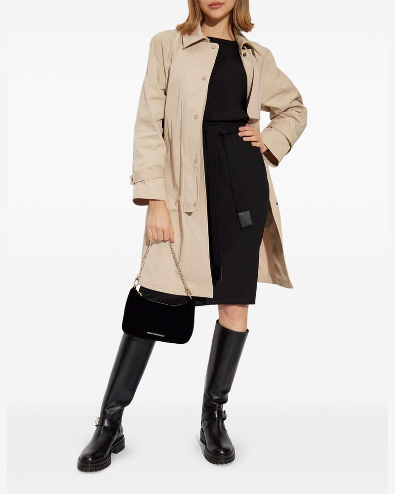 Emporio Armani waterproof trench coat Glam Steals