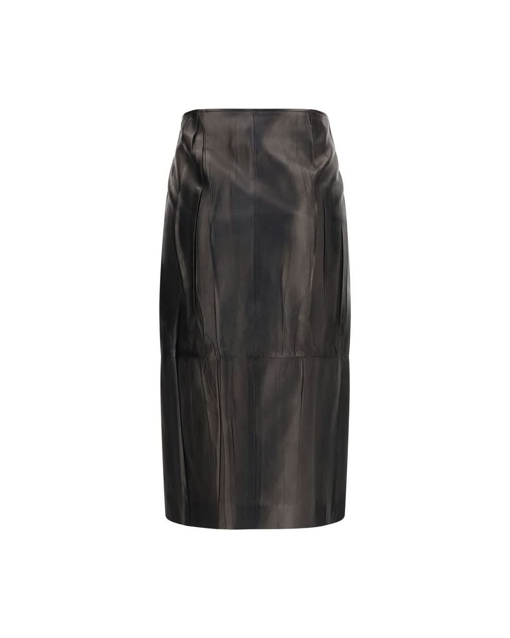 Ermanno Scervino Black Midi Skirt Glam Steals