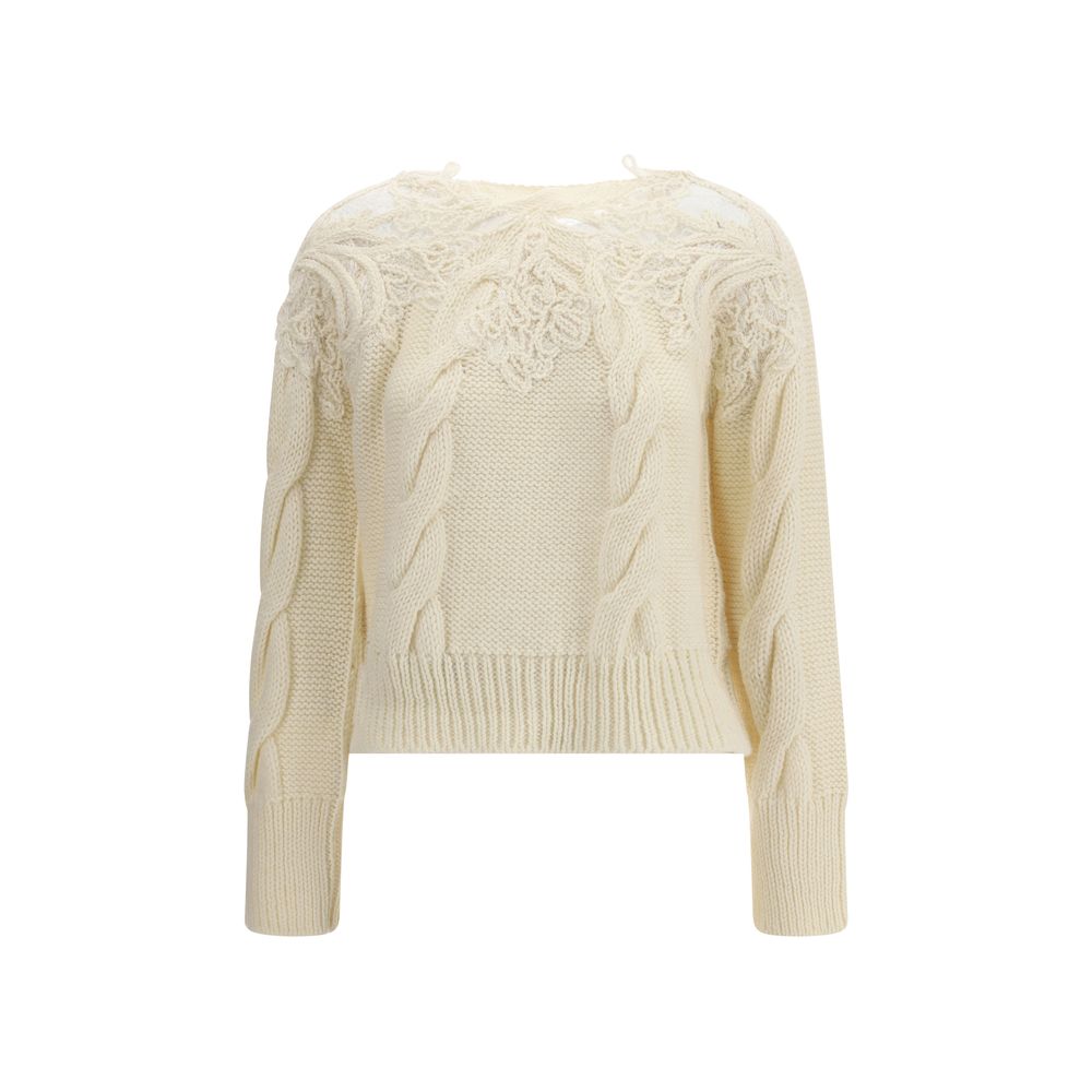 Ermanno Scervino Embroidery Sweater Glam Steals